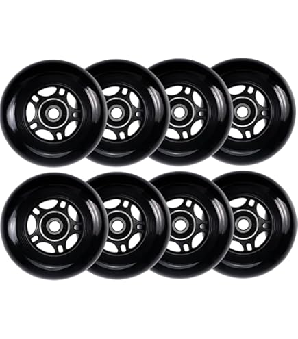 K2 Booster Skate Rollen 8 STÜCK 76mm/80A ILQ5 ALU Spacer (30F3006.1 K2 Booster Skate Rollen 8 STÜCK 76mm/80A ILQ5 ALU Spacer (30F3006.1