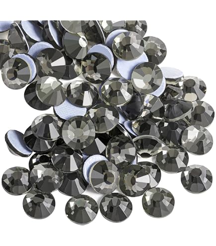 Set Di 7500 Strass Hot Fix SS16 Da 4 Mm, 15 Colori Assortiti In Scatola Di Plastica Con Scomparti