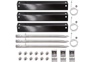 Adviace Grill Parts Kit for Chargriller 5050 3001 5650 3072 5072 3030 3008 5252 3000 Grill Replacement Parts