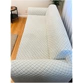 bibaha peluş Lastikli Koltuk &Ouml;rt&uuml;s&uuml; 3 kişilik Yıkanabilir Esnek Koltuk Kılıfı krem 180 x 230