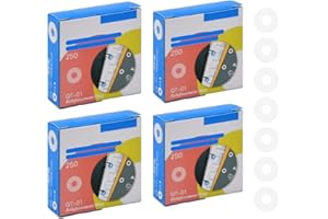 SHIRENE Loose-Leaf Paper Hole,1000 Pieces Hole Reinforcement Rings Waterproof Self Adhesive Ring Hole Page Reinforcers Stickers for Office School Home Supplies Transparent White