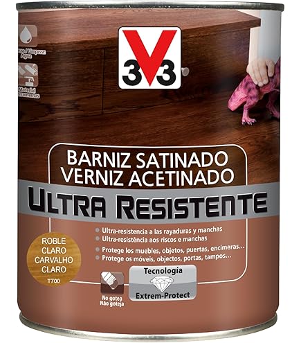Barniz De Metal Y Madera Mate 2 En 1, Color Naranja RAL 2008