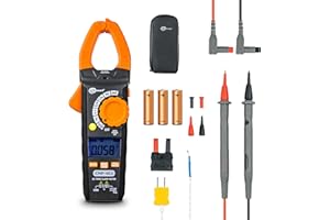 SONEL CMP-402 Pinza amperometrica digitale 400A, Corrente AC, Tensione AC e VFD, Tensione DC, Resistenza, Frequenza, Capacità, Ciclo di lavoro, Temperatura (CMP-402)