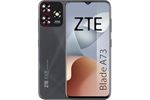ZTE Smartphone Blade A73 (16,56cm (6,6 Zoll) HD+ Display,LTE, 4GB RAM und 128GB interner Speicher, 50MP Hauptkamera und 5MP Frontkamera, Dual-SIM Nano, Android 13) schwarz
