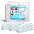 SHALL Mini Hot Glue Sticks, 0.27" x 4" (7mm x 100mm), 220 Pack Clear Glue Gun Sticks for All Temperature Mini Glue Guns, Versatile for Kids Adults