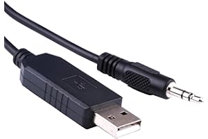Suamdoen Cable serie USB a TTL UART 3V3 de 3,3 V TTL a conector de audio de 3,5 mm, funciona para PLX SM-AFR, TTL-232R-3V3-AJ