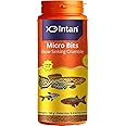 Aquatic Intan Micro Bits Slow Sinking Crumble Fish Food | Crumble for Killifish, Tetras, Rasboras, Danios Fish | Large Pack 140 Gm, Pellet Size 0.4 to 0.6 mm Dia, Pack of 1