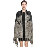 Écharpe Pashmina Pour Femme 2025 – Douce, Chaude, Unie Avec Franges, Gris Et Autres Coloris