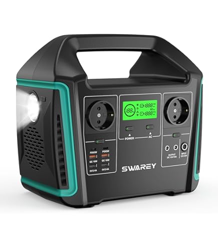 BLUETTI AC50B Centrale Elettrica Portatile, 448Wh LiFePO4 Batteria Backup, 700W AC Uscita (1050W