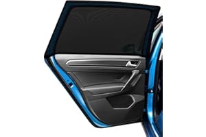 Lerkely Car Window Shade for Baby 2 Pack, Universal Car Side Window Sun Shades Block UV Rays and High Temperature Radiation, Fits Most Cars