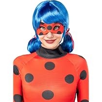 Perruque Ladybug Miraculous – Taille Unique, Noir, Pour Déguisement Fille - 2