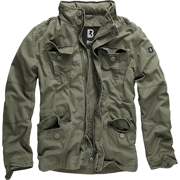 Brandit Men's Fleece-lined Windbreaker Pullover With Jamaica
