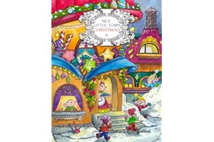 Nice Little Town Christmas 4: Adult Coloring Book (Stress Relieving Designes, Art therapy)