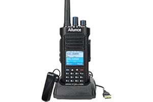 Retevis Ailunce HD2 Radioaficionado, HD1, DMR Radio de Larga Distancia, GPS, Wireless 5.0, 3200mAh Batería, IP67 Resistente al Agua, de Doble Banda de Ham Radio para el Rescate de Emergencia (1 Pcs)