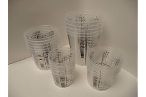 CAR SYSTEM Mischbecher Lackmischbecher in versch. Größen mit Skala (50x385ml)