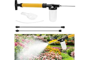 Kiselgur atomiserare, handpulversprinkler pulversprekler med | Utökad handtag, sked och slang, justerbar pulverspruta, handhållen apparat pulversprejflaska för inomhus, utomhus, trädgård