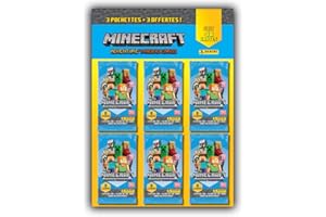 Panini Minecraft TC Pack 3 Pochettes achetées + 3 offertes, 004115SPEFGD