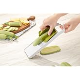 3 Stage Adjustable Vegetable Fruit Slicer &ndash; Blade Mandolin Grater