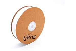 Trimz Poly Cotton Bias Binding, White, 25mm x 20m