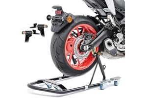 Aide au Rangement Moto Béquille d'Atelier Arriere ConStands Mover Universel Noir