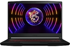 MSI Thin GF63 Gaming Notebook | 39,6 cm (15,6 Zoll) Full-HD 144 Hz | Intel Core i5-12450H | 16GB RAM | 512GB SSD | RTX 4050 6