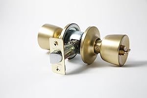 Tesa Assa Abloy 3503U0LP Jeu de poignées TULIPA pour portes en laiton poli Fonction 03 TULIPA