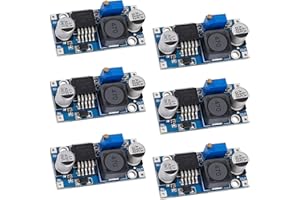 Tunejoy DC-DC Convertisseur Abaisseur Buck Converter 3,2-40V à 1,25-35V Alimentation Réglable Module Régulateur Adaptateur 6 Pièces