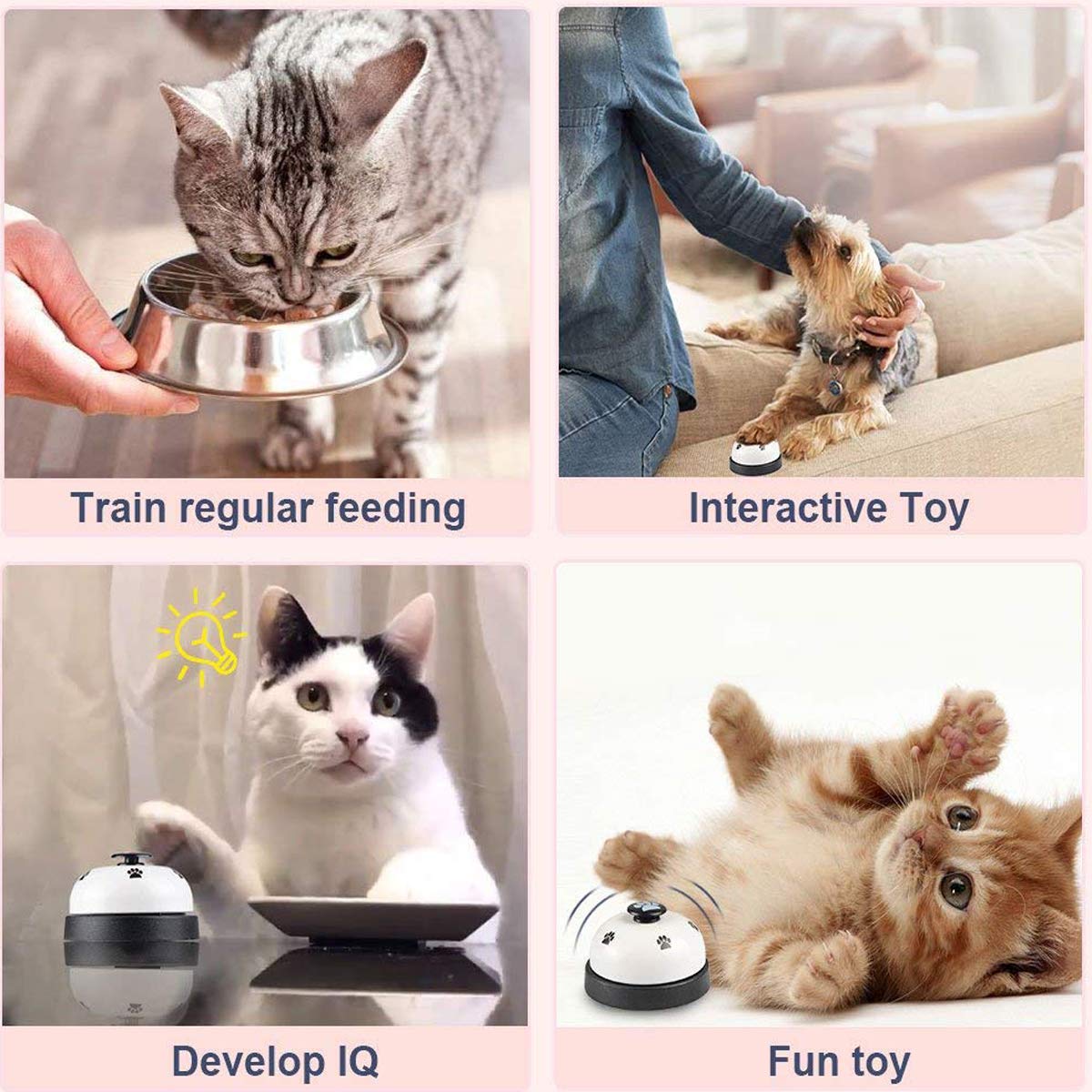 Mengger-Sonnettes-Chien-Formation-Cloche-dApprentissage-de-la-propret-pour-Animal-Domestique-Animaux-Clochette-Acier-Inoxydable-Outils-de-Communication-3-Pices-Sonnette-Cloches