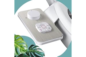 Vantency Bidet - Fixation de siège de toilette non électrique - Double buses autonettoyantes pour lavage avant et arrière - Pression de l'eau réglable