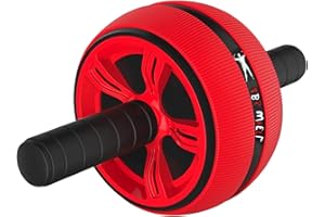 FFITNESS FIT Fitness AB Roller | Ruota Grande Antiscivolo per Addominali, Braccia, Spalle e Schiena. Rafforzati allenandoti a casa | Fitness Trainer Home ABS Workout