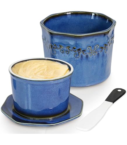 Beurrier à Eau En Grès Rouge Polie 210g – Fabriqué à La Main Dans Le Calvados Par Poterie Turgis, Hermétique Et Élégant