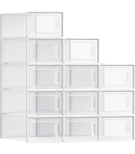 Ikea SKUBB Schuhbox, weiß, 4-teilig, 22 x 34 x 16 cm Küche, Haushalt & Wohnen