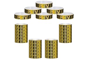 HETING-YQ Lot de 200 Bracelets VIP pour Événements Bracelet Evenementiel VIP Imperméables Bracelets d'Entrée en Tissu VIP pour Fêtes Clubs Concerts et Foires