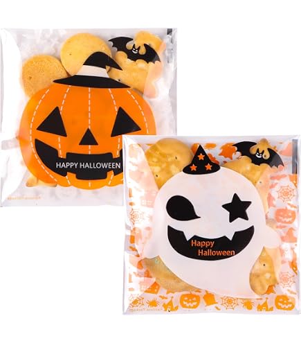 200 Halloween Stickers - 4cm Round Pumpkin Labels, 8 Sheets For Party Bags & Crafts