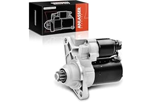 ‎FRANKBERG Frankberg Anlasser Starter Anlasser Auto 1,4 KW/12 V/10 Zähnezahl Kompatibel mit Golf VI 5K1 Polo 6C1 6R1 Fabia II 542 Polo 9A 9N Replace# 02T911023S,02T911023R