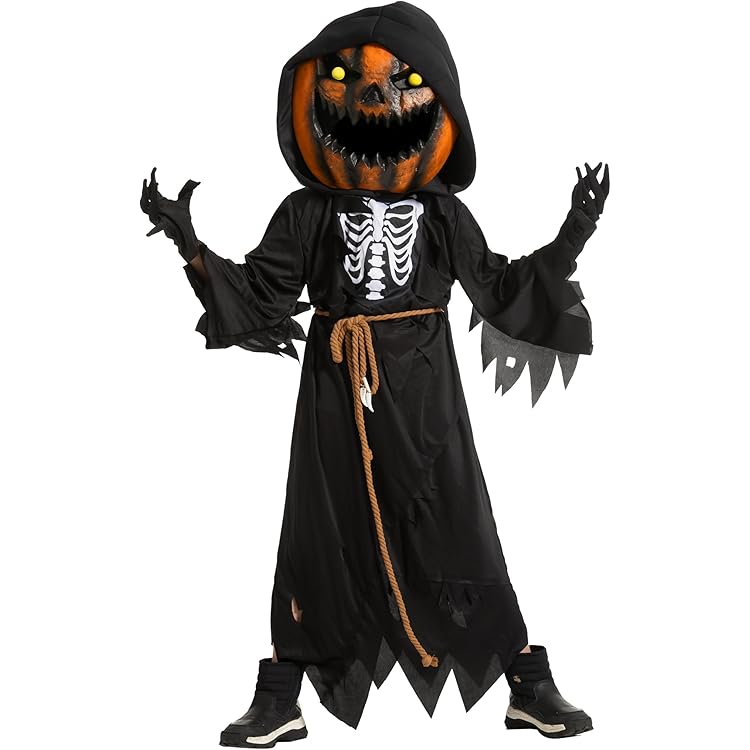 Süßes Kürbis-Kostüm Für Kinder - Weiches Halloween Outfit Für Jungen & Mädchen