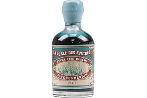 Jacques Herbin 11938T - Bouteille d'encre ''spécial 350 ans'' 100 ml pour stylo-plumes et stylos roller - Vert réséda