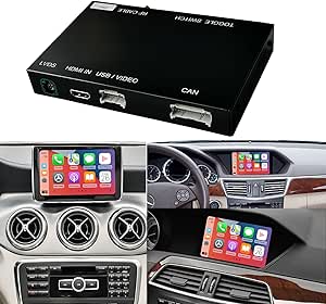 Road Top Wireless Carplay Android Auto Retrofit Kit Decoder Fur Mercedes Benz Ntg4 5 Ntg4 7 C E Cla Gla Glk Cls Ml Gl Glk Slk Klasse 2012 2015 Jahr Unterstutzung Mirrorlink Ruckfahrkamera Amazon De Elektronik Foto