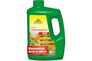 Neudorff Finalsan UnkrautFrei Plus Konzentrat, kraftvoller Unkrautvernichter, der bis in die Wurzel wirkt. Schnell wirkender Unkraut Entferner 1x 2 Liter