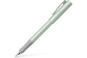 Faber-Castell Pióro wieczne Grip Pearl Edition, EF, Mięta Czarny