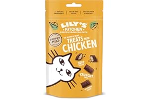 Lily's Kitchen Pillow Treats -Snack con pollo per gatti 10 x 60g
