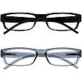 OPULIZE ACE Lightweight Comfortable Reading Glasses Value 2 Pack Mens Womens RR32