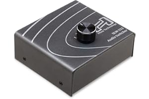 Hosa Technology SLW-333 Audio Signal Selector Switcher - Gunmetal Grey