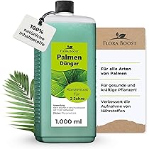 Konfitee Yucca Palmen Dnger Flora Boost 1000ml I Fr bis zu 200L  Giewasser I Zimmerpflanzen Dnger fr Palmlilien I Flssiger Blatt- &  Wurzeldnger I 100% natrlicher Pflanzendnger : Amazon.de: Garten