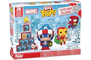 Funko Bitty Pop! Countdown Calendar: Marvel Comics- Adventskalender - 24 Tage der Überraschung - Vinyl-Minifigur Zum Sammelns - Mystery Box - Geschenkidee - Feiertage zu Weihnachten