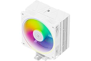 Thermalright Assassin Spirit 120 EVO White ARGB CPU Cooler, 4 Heat Pipes,TL-S12W-S PWM Quiet ARGB Fan CPU Air Cooler, Computer White Heatsink Cooling, Support AMD AM4 /AM5&Intel 1700/1150/1151/1200