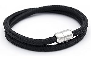 WIND PASSION - Bracciale Uomo Corda, Sportivo, Surfer, Marinaio, Lifestyle con Corda Nautica | Bracciale Corda Uomo e Donna | Bracciale Idea Regalo Uomo e Donna | Bracciale mare con Chiusura Magnetica