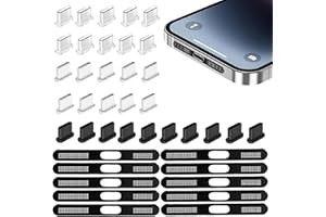 VIMMVID 40 Pezzi Tappo USB C, Tappi Antipolvere USB C Tappo Antipolvere Cellulare Prolongare la Durata Dell'attrezzatura e Telefono Altoparlanti Copertura, Copertura Connessione Telefono Ricarica Pulitore