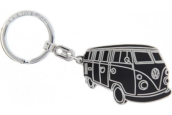 BRISA VW Collection - Volkswagen Combi Bus T1 Camper Van Porte-clés, Anneau Porte-clefs, Idée de Cadeau/Souvenir/Produit Rétro Vintage
