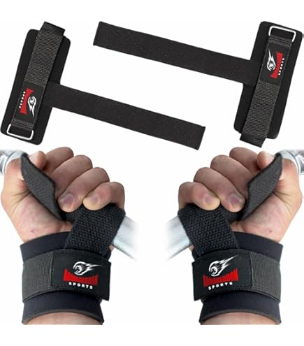 Ganci Per Sollevamento Pesi Schiek Sports 1200 – Presa Sicura, Supporto Polso In Neoprene, Acciaio Inox - 5